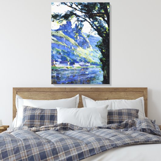 Gagnon - Summer Day, Les Andelys, Normandy Canvas Afdruk (Insitu (Slaapkamer))