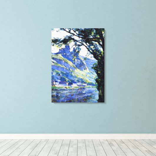 Gagnon - Summer Day, Les Andelys, Normandy Canvas Afdruk (Insitu (Houten vloer))