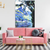 Gagnon - Summer Day, Les Andelys, Normandy Canvas Afdruk (Insitu (Woonkamer))