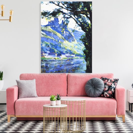 Gagnon - Summer Day, Les Andelys, Normandy Canvas Afdruk (Insitu (Woonkamer))