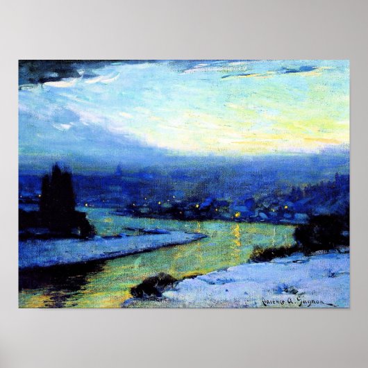 Gagnon - Twilight, kunstschilderij Poster (Voorkant)