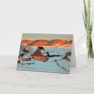 Gagnon - Twilight - Winter in Quebec Kaart