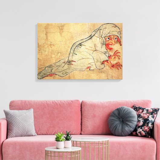 Gagoze - Japanse Edo periode kunst Canvas Afdruk (Insitu (Woonkamer))