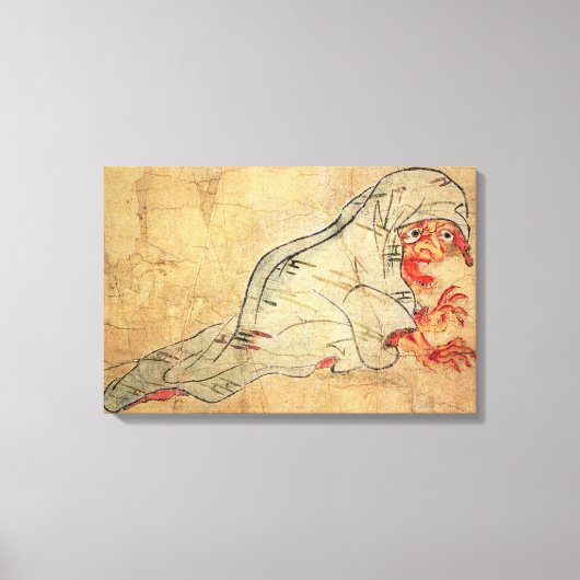 Gagoze - Japanse Edo periode kunst Canvas Afdruk (Voorkant)