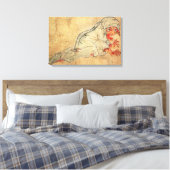 Gagoze - Japanse Edo periode kunst Canvas Afdruk (Insitu (Slaapkamer))