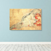 Gagoze - Japanse Edo periode kunst Canvas Afdruk (Insitu (Houten vloer))