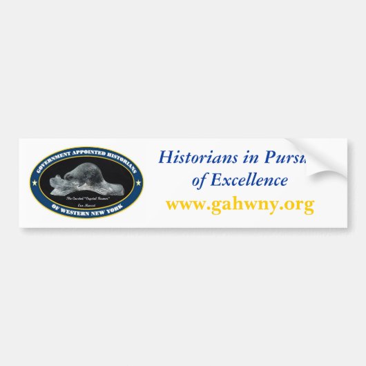 GAHWNY Bumpersticker (Voorkant)