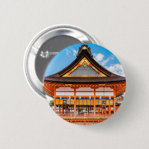 Gai-Haiden, Fushimi Inari-Taisha shrine, Kyoto #2 Ronde Button 5,7 Cm