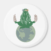 Gaia Aarde Godin, Moeder Aarde, Planeet Aarde Magneet (Voorkant)