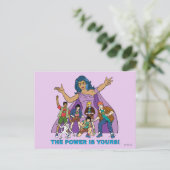 Gaia en de Planeteers Briefkaart (Staand voorkant)