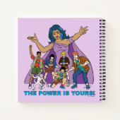 Gaia en de Planeteers Notitieboek (Achterkant)