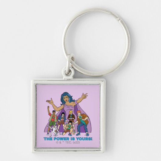 Gaia en de Planeteers Sleutelhanger (Voorkant)