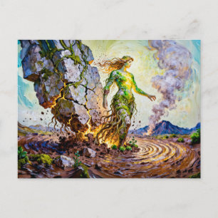 Gaia Godin van de Aarde uit de Griekse Mythologie Briefkaart