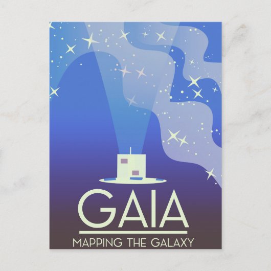 GAIA Mapping the Universe Briefkaart (Voorkant)