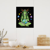 Gaia Moeder Earth Goddess Poster (Keuken)