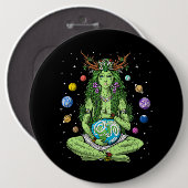 Gaia Moeder Earth Goddess Ronde Button 6,0 Cm (Voorkant /achterkant)