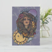 Gaia moeder Earth Goddess Tarot de wereld Kaart (Staand voorkant)