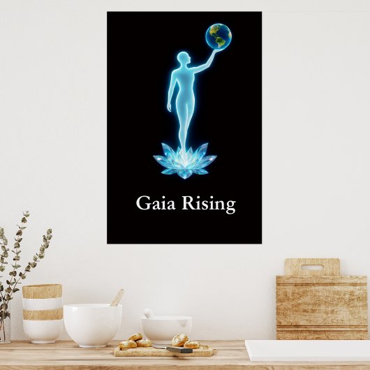 Gaia Rising Wall Art / Poster (Cuisine)