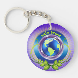 Gaia Scene Round Sleutelhanger