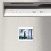 Gaia Scenic' View Carré Réfrigérateur Magnet (In Situ (Lave-vaisselle))