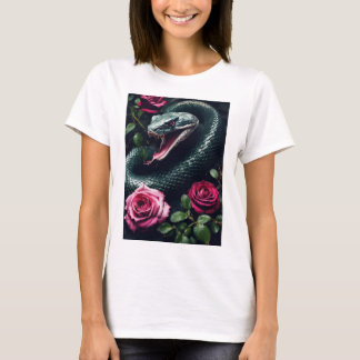 "Gaia's Serpent Embrace T-shirt" T-shirt