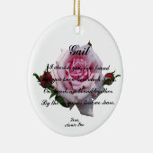 GAIL QUOTE CERAMIC KERAMISCH ORNAMENT (Rechts)