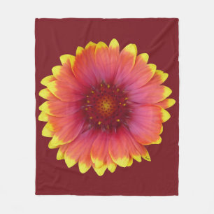 Gaillardia 1 fleece deken