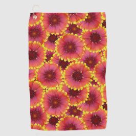 Gaillardia Seamless Patroon Golfhanddoek