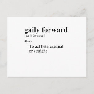 GAILY FORWARD BRIEFKAART
