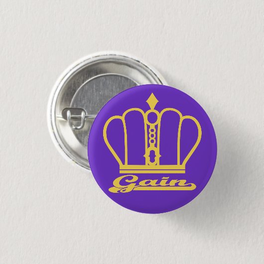 Gain logo ronde button 3,2 cm (Voorkant /achterkant)