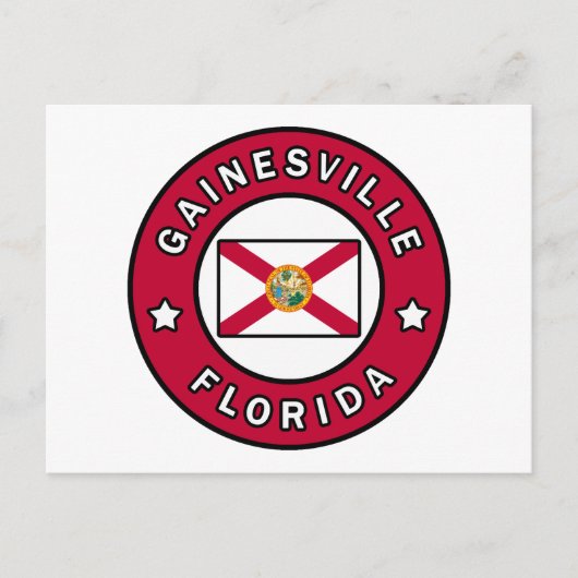 Gainesville Florida Briefkaart (Voorkant)