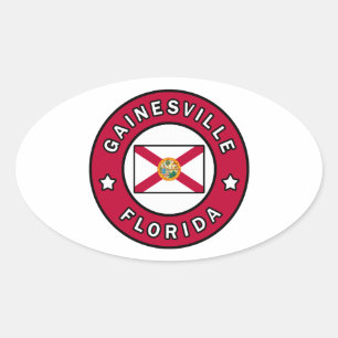 Gainesville Florida Ovale Sticker