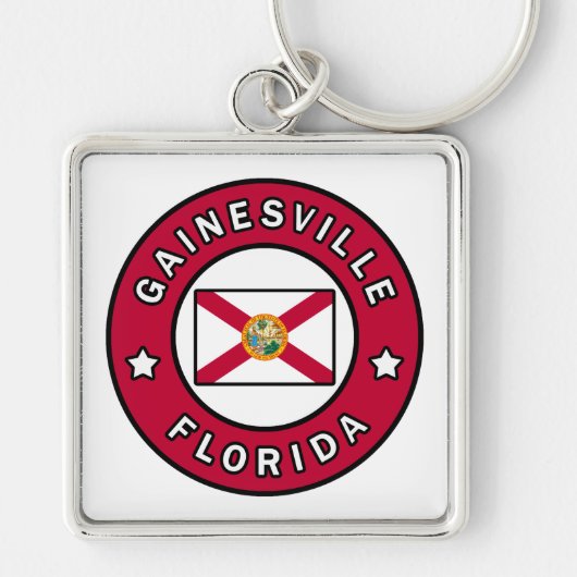Gainesville Florida Sleutelhanger (Voorkant)