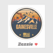 Gainesville, Florida Sticker (Vel)
