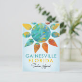 Gainesville Florida Sunshine Travel Briefkaart (Staand voorkant)