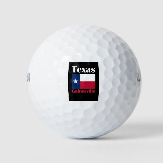 Gainesville TX Golfballen (Voorkant)