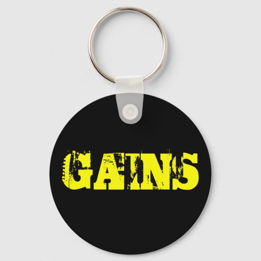 Gains Gym  Sleutelhanger (Voorkant)