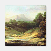 Gainsborough - Berglandschap met Shepherd Magneet (Voorkant)