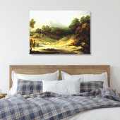 Gainsborough - Mountain Landscape with Shepherd Canvas Afdruk (Insitu (Slaapkamer))