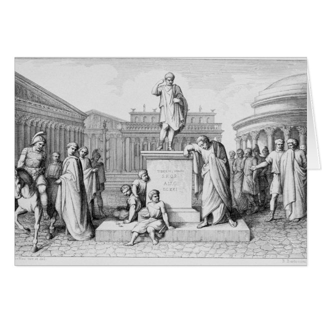 Gaius Gracchus huilt voor zijn vader (Voorkant Horizontaal)