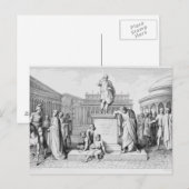 Gaius Gracchus huilt voor zijn vader Briefkaart (Voorkant / Achterkant)