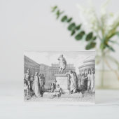 Gaius Gracchus huilt voor zijn vader Briefkaart (Staand voorkant)