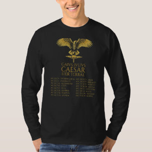Gaius Iulius Caesar Iter Terrae klassiek Latijn S T-shirt