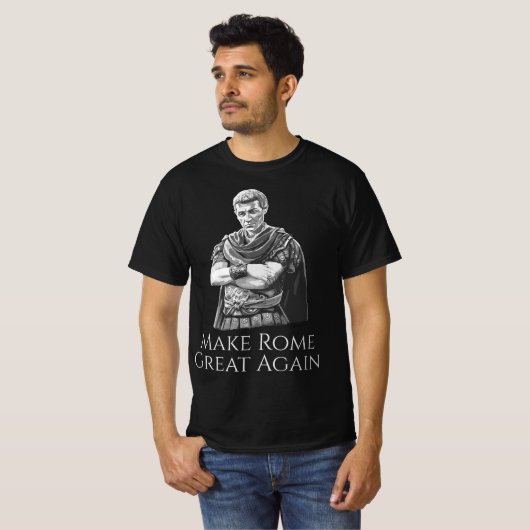 Gaius Julius Caesar maakt Rome weer groot Romeins  T-shirt (Voorkant volledig)
