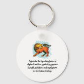 Gajasinha – Mythical Guardian of Strength Sleutelhanger (Achterkant)