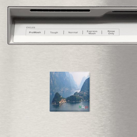 GAL010 BELLAGIO, COMOMEER, Italië, Koelkast Magneet (Insitu (Vaatwasser))