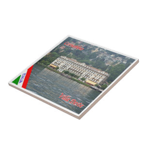 GAL031 CERNOBBIO, Comomeer Italië, Tegeltje