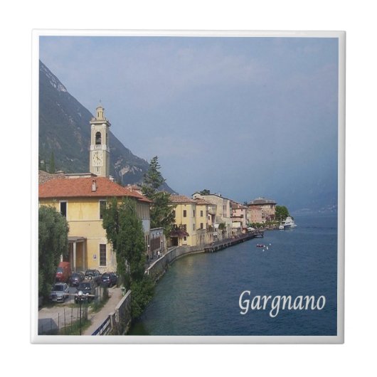 GAL041 GARGNANO Gardameer, Italië, Tegeltje (Voorkant)