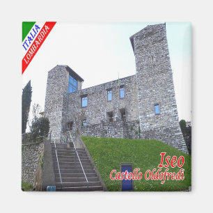 GAL047 ISEO, Oldofredi kasteel, koelkast Magneet