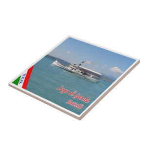 GAL060 GARDAMEER, Boot, Italië, Tegeltje